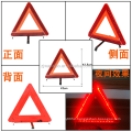 china manufacturer car accessory traffic sign PMMA sign reflector e-mark led lights warning triangle for road safety